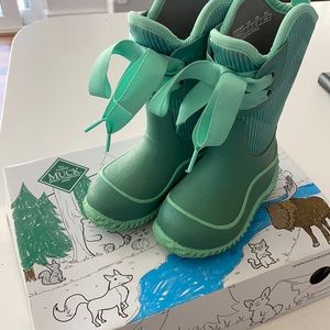 Toddler/kids Sea Blue/Opal Muck boots